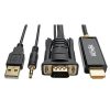 VGA + Audio to HDMI Adapter Cable with USB Power, 1920 x 1080 (1080p) @ 60 Hz (M/M), 6 ft. (1.83 m)