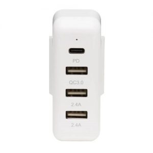 Tripplite Portable Power Expansion Hub for Apple USB-C Power Adapter - 4 Ports (3 USB-A, 1 USB-C 45W)