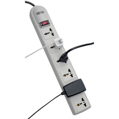Protect It! 230V 6-Universal Outlet Surge Protector, 1.8M Cord, British Plug, 750 Joules