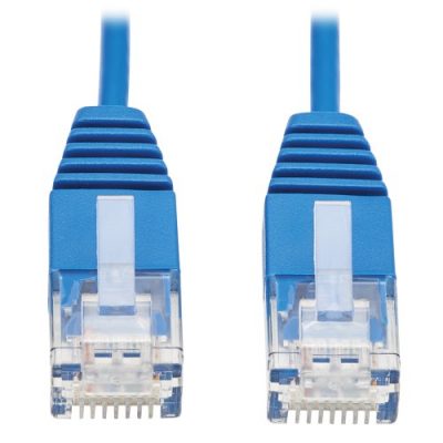 Cat6 Gigabit Molded Ultra-Slim UTP Ethernet Cable (RJ45 M/M), Blue, 5 ft.
