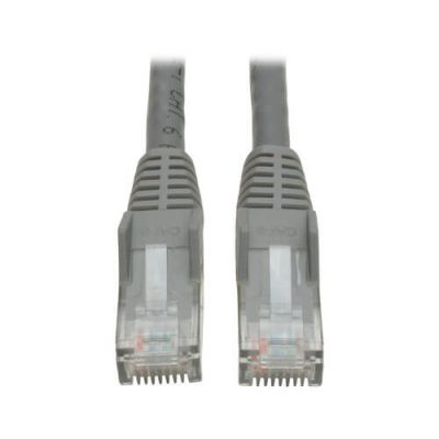 Cat6 Gigabit Snagless Molded (UTP) Ethernet Cable (RJ45 M/M), Gray, 75 ft. (22.86 m)